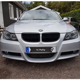 BMW E90 Grill skinnende sort