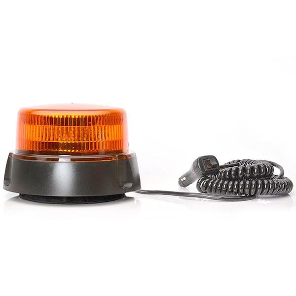 LED Rotorlys Orange Magnet Ciggkabel
