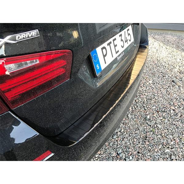 Lastskydd Svart borstat stål BMW F11