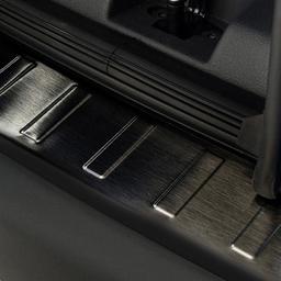 Lastebeskytte sort børstet stål VW Caddy